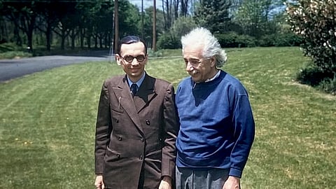 Albert Einstein and Kurt Gödel