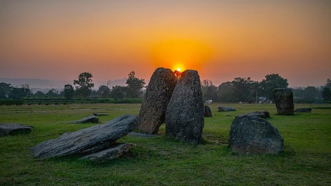 Across this geological base, human communities have for millennia raised megaliths, monoliths and stone circles to mark memory, ancestry and cosmic order.