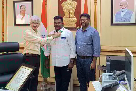 S Thirumalai Kumar Conferred Ati Vishisht Rail Seva Puraskar. 