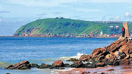 Visakhapatnam Beach. 