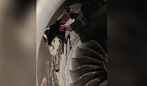 Air India chose to downplay the incident, saying the plane hit a foreign object in foggy conditions.