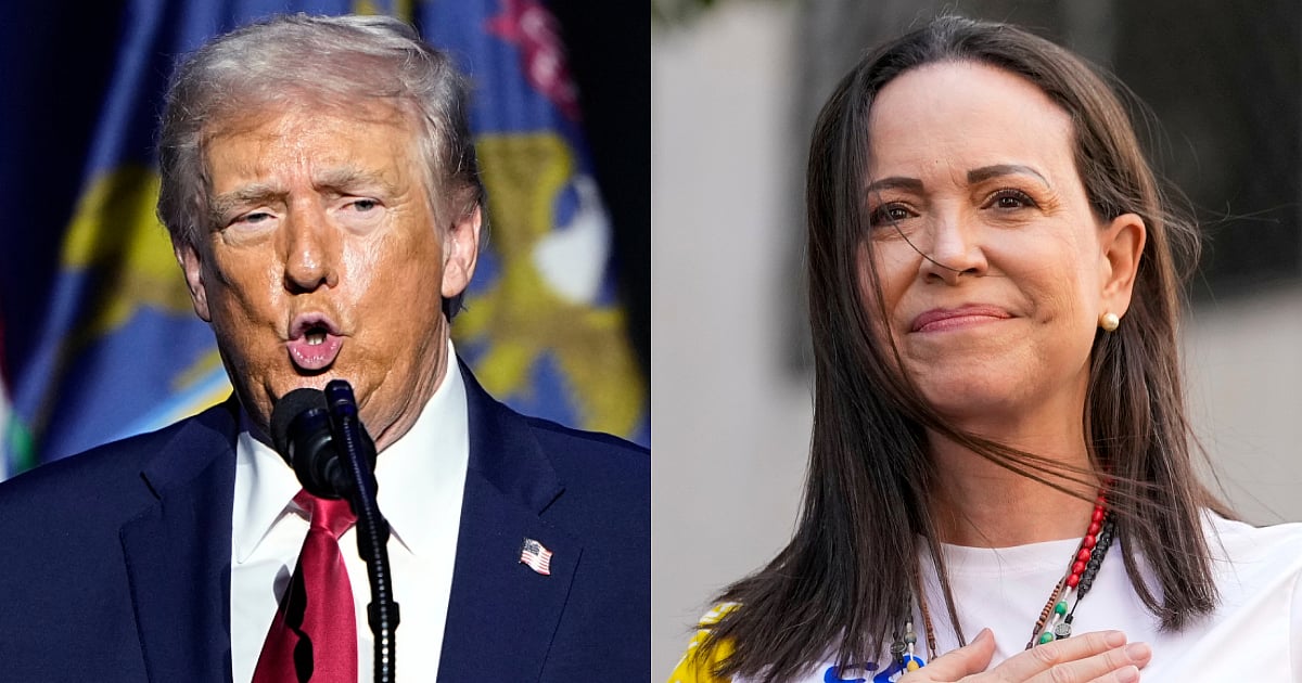 Trump Hosts Venezuelan Opposition Leader María Corina Machado at White House