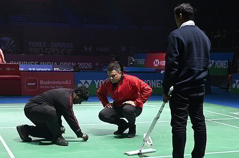 Earlier in the tournament a men’s singles match involving HS Prannoy and Loh was halted twice due to bird droppings on the court
