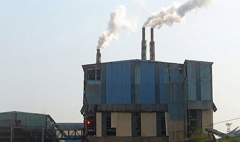 A polluting industrial unit in Rengali 
