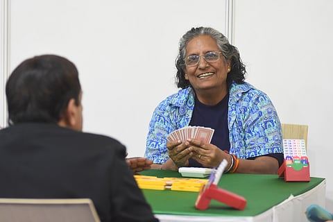 Sumathi Iyer in action on Saturday