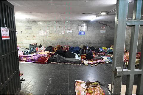 Responding to a suo motu case on patients’ relatives sleeping outside AIIMS and Safdarjung Hospital in winter, the hospital said land has been handed to Delhi Urban Shelter Improvement Board and long-term facilities are underway before the Delhi High Court.