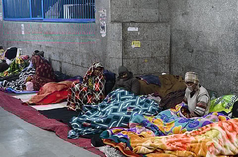 Two days after Delhi High Court took suo motu note, the subway near All India Institute of Medical Sciences is formally converted into a shelter, with authorities expanding beds and registering sleepers.