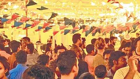 Crowd throngs Kochi On Flea.k, being held at The Grounds, Chakola Mill, Kalamassery.