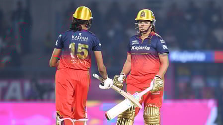 Naik’s knock ended in the 18th over when she was bowled by Gardner. 