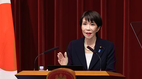 Japanese Prime Minister Sanae Takaichi