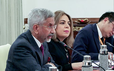 External Affairs Minister S. Jaishankar and Deputy Prime Minister and Minister of Foreign Affairs of Poland, Radosław Sikorski, hold delegation-level talks, in New Delhi on Monday. 