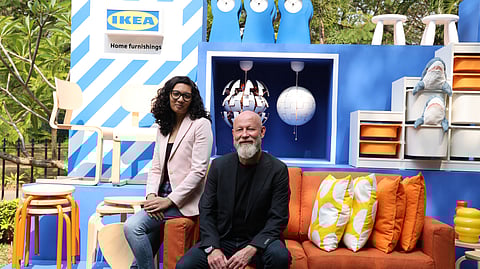 IKEA India CEO Patrik Antoni and Country E-commerce Integration Manager Bhavana Jaiswal.