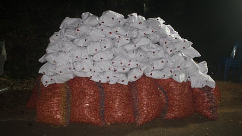 The police recovered 73 bundles of ganja weighing a total of 106 kg and 60 grams. The seized contraband is estimated to be worth around Rs 53.03 lakh.