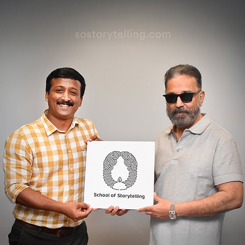 Varun Ramesh with Kamal Hassan