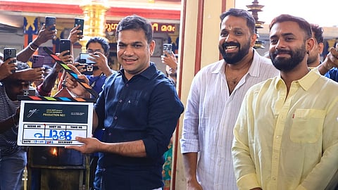 Hibi Eden, Arun Gopy, Arjun Ashokan (L-R)