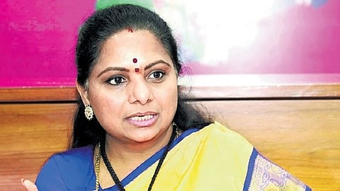 Telangana Jagruthi president K Kavitha.
