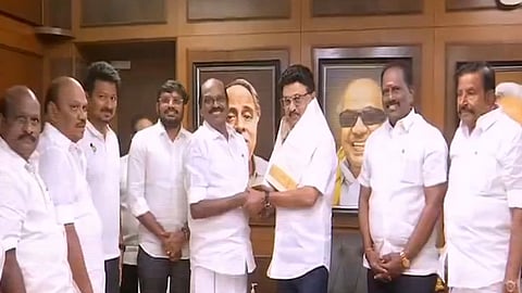 Vaithilingam joined the DMK on Wednesday after meeting Chief Minister MK Stalin at the party headquarters in Chennai.