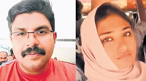 42-year-old sales manager U Deepak and Shimjitha Musthafa