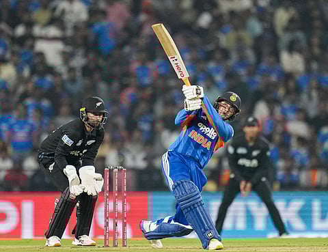 Abhishek Sharma in action