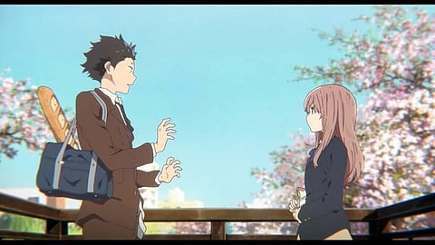 A still from the film A Silent Voice