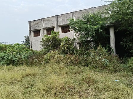 Construction of a building for the Taluk office has been halted since 2013, despite 80% of the work being completed on two acres of land belonging to the Kariya Kaliamman Temple