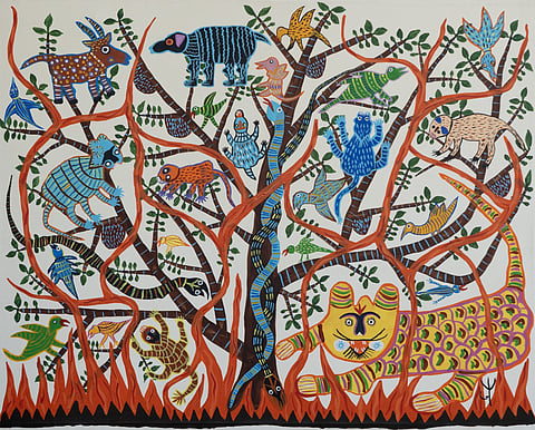 Artwork by Jodhaiya Bai Baiga