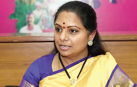 Telangana Jagruthi founder-president Kalvakuntla Kavitha 