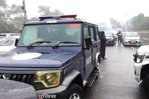 Senior officers, personnel from various police stations, bomb disposal squads, fire services, dog squads and BDDS teams were rushed to the affected schools.