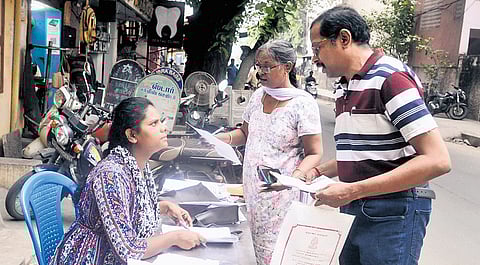 The commission has standard reporting formats to ensure checks at least at the district-level and the state-level (Format 3A and Format 3 respectively as per ECI’s reporting formats). 