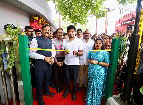 Tamil Nadu deputy chief minister Udhayanidhi Stalin on Friday inaugurated an urban recreation hub at the Chennai Metro Rail headquarters in Nandanam.