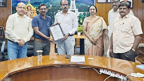 Drone training Centre, SVU was approved by the DGC, New Delhi. 