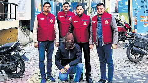 The accused, identified as Himanshu Chauhan, a resident of Agra in Uttar Pradesh, was arrested by the Crime Branch following sustained technical and financial surveillance conducted across several states.