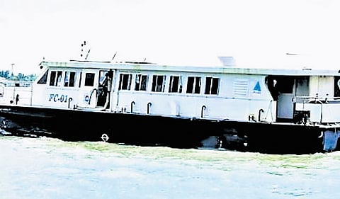 Before its suspension, the ferry operated 12 trips daily from Kavanad to Sambranikodi via Kureepuzha Church.