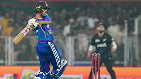 ndia's Abhishek Sharma plays a shot during the third T20I cricket match between India and New Zealand, at ACA Stadium, Barsapara in Guwahati, Sunday, Jan. 25, 2026. 