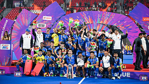 Vedanta Kalinga Lancers were crowned HIL champions on Monday