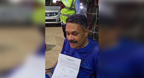 In the video, Shyamraj is also heard questioning Union Minister Nitin Gadkari over the incident.