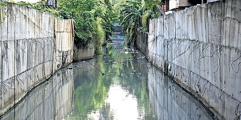 MGR Canal at DR Ramasamy Salai in KK Nagar.