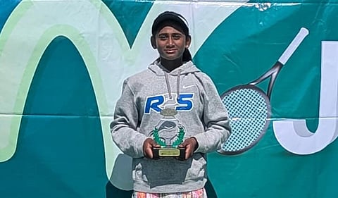 Srishti Kiran from Bengaluru claimed her fourth consecutive ITF junior singles title on Sunday at ITF junior circuit. 