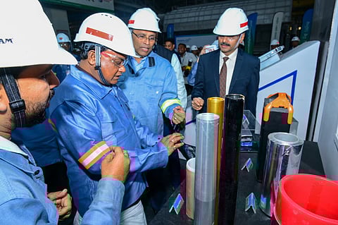 Odisha Chief Minister Mohan Charan Majhi on Tuesday unveiled three major projects of Hindalco Industries Ltd worth about ₹ 25,500 crore in Lapanga area of Sambalpur district on Tuesday, Jan 27, 2026.
