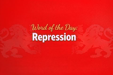 Repression meaning and usage 
