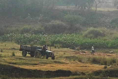 According to locals, heavy earthmovers are being deployed to extract the clay clandestinely, mostly during night hours, to evade official scrutiny. 