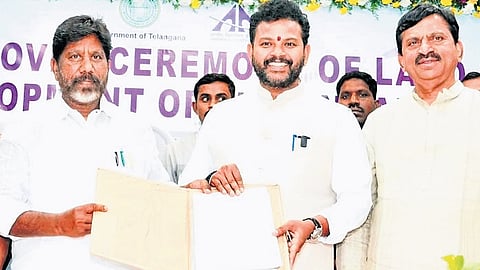  DY CM Bhatti Vikramarka mallu and Aviation minister Rammohan Naidu during the wings india 2026 at Begumpet.