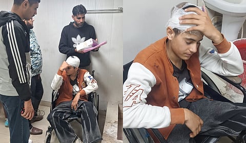 One of the victims sustained a fractured left arm and serious head injuries.