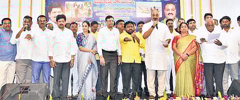 The swearing-in ceremony of the new governing body of AFCOF took place at the Tummalapalli Kala Kshetram in Vijayawada on Thursday 
