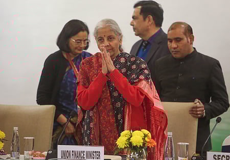 FM Sitharaman tabled Economic Survey 2026 in Parliament on Thursday