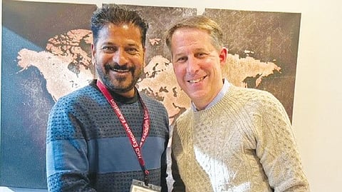 CM Revanth Reddy with Jeremy Weinstein, Dean of Harvard Kennedy School