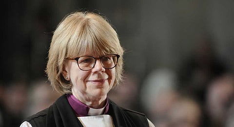 The Confirmation of Election ceremony legally confirming Dame Sarah Mullally as the new Archbishop of Canterbury, at St Paul's Cathedral, central London, Wednesday Jan. 28, 2026.