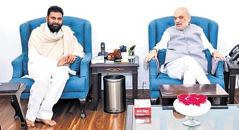 Deputy CM Pawan Kalyan met Union Home Minister Amit Shah in New Delhi 