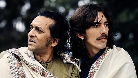 Pandit Ravi Shankar and George Harrison collaborated on numerous songs over their 35-year friendship including 'I Am Missing You' for which the legendary sitarist’s sister-in-law Lakshmi Shankar contributed through her vocals