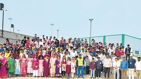 The tours offered them a glimpse into interdisciplinary learning and a research-driven culture far removed from their everyday classrooms. 